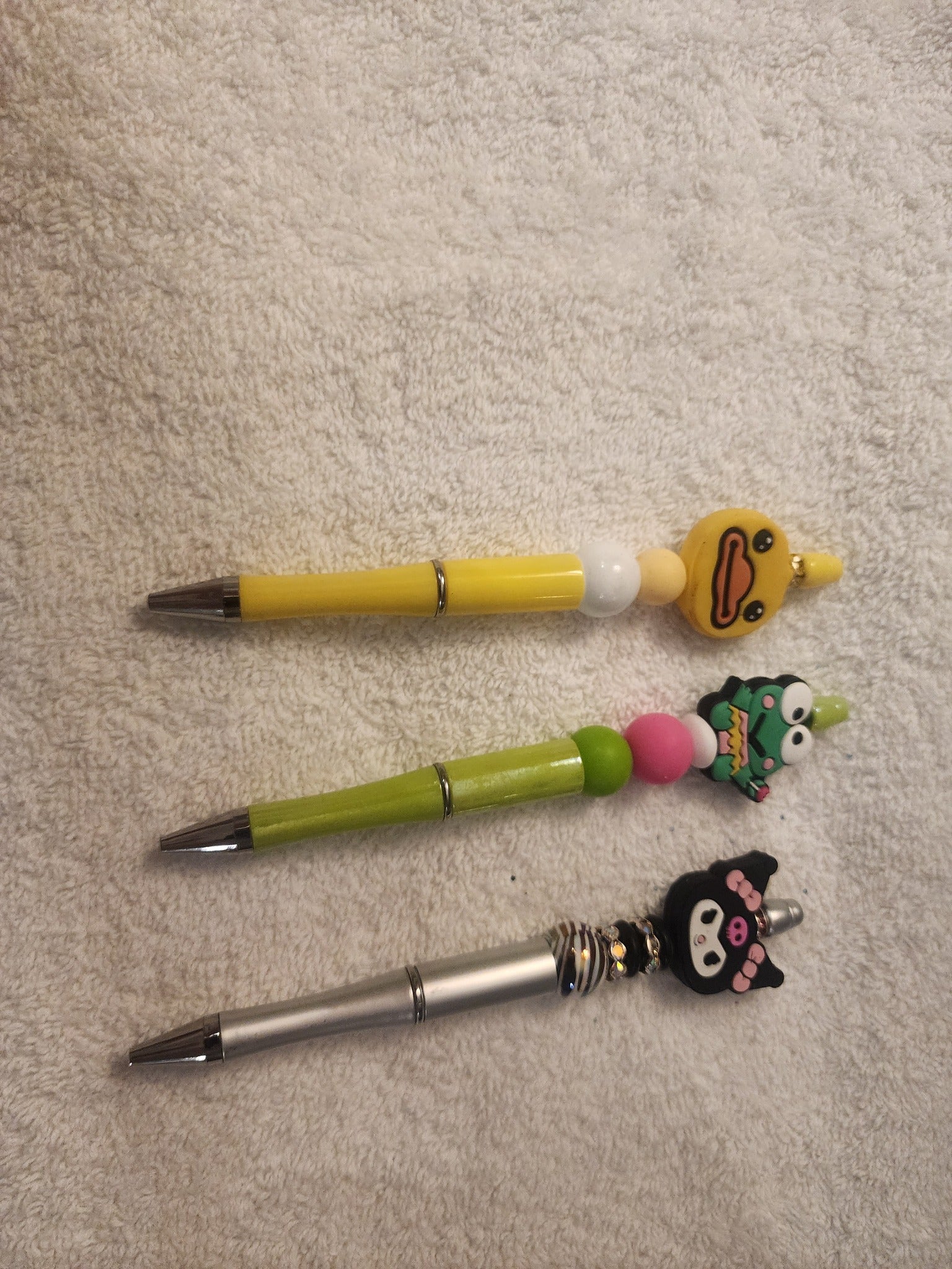 Charctor focal beaded pen