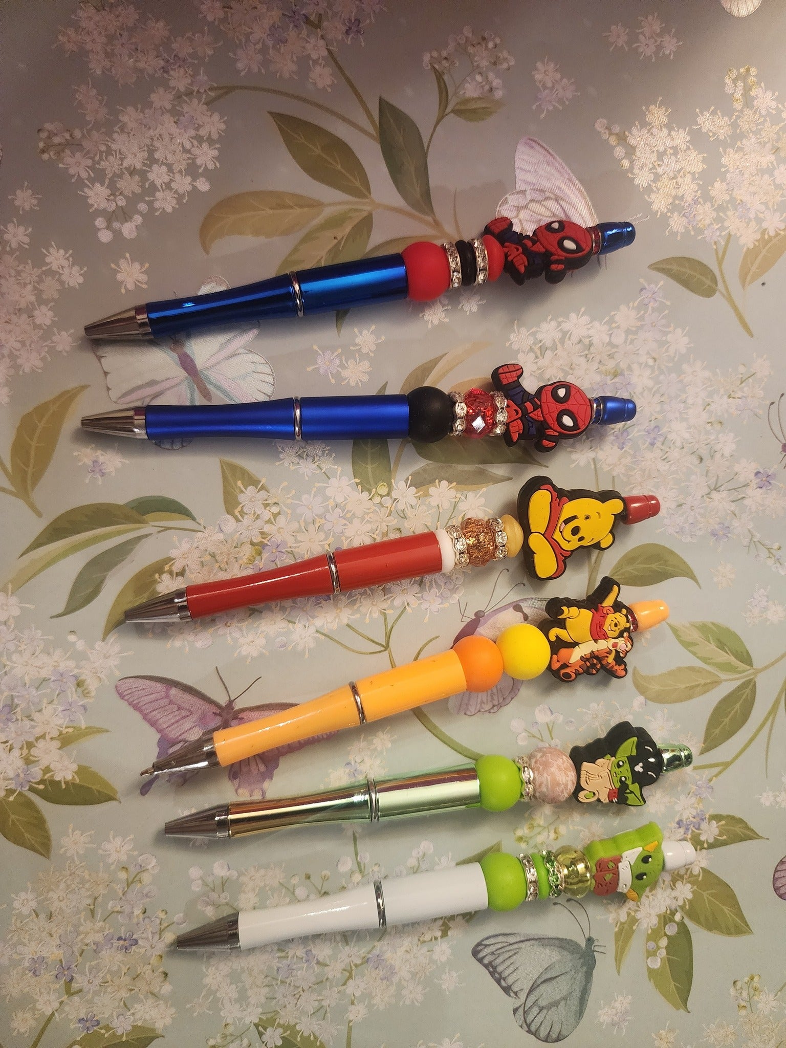 disney characters beaded pens