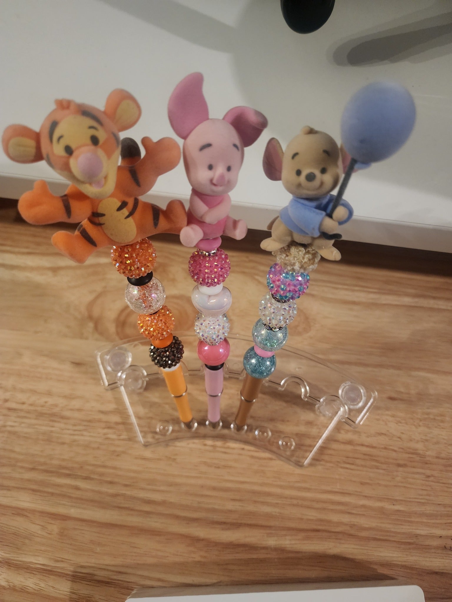 flocked beaded pens