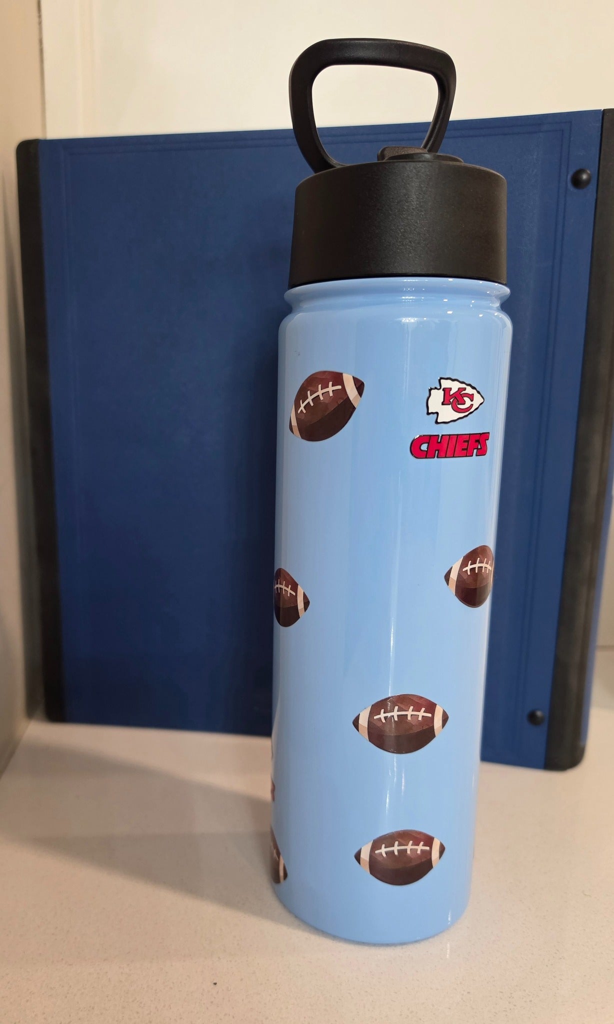KC Chiefs Football 32oz UV DTF Cup