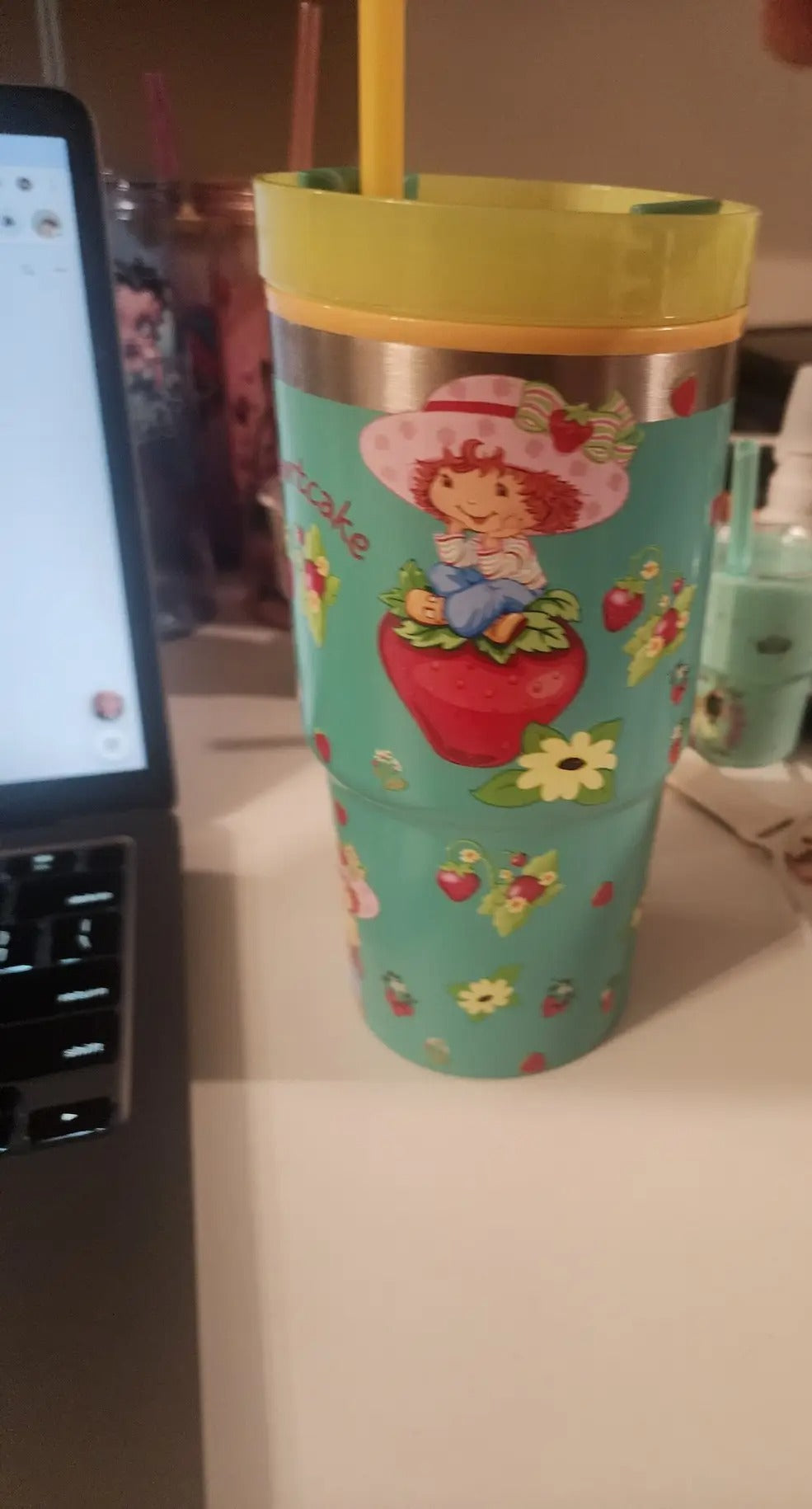 Strawberry Shortcake UV DTF 20oz Cup